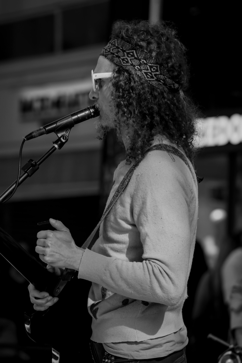 Man singing Man singing